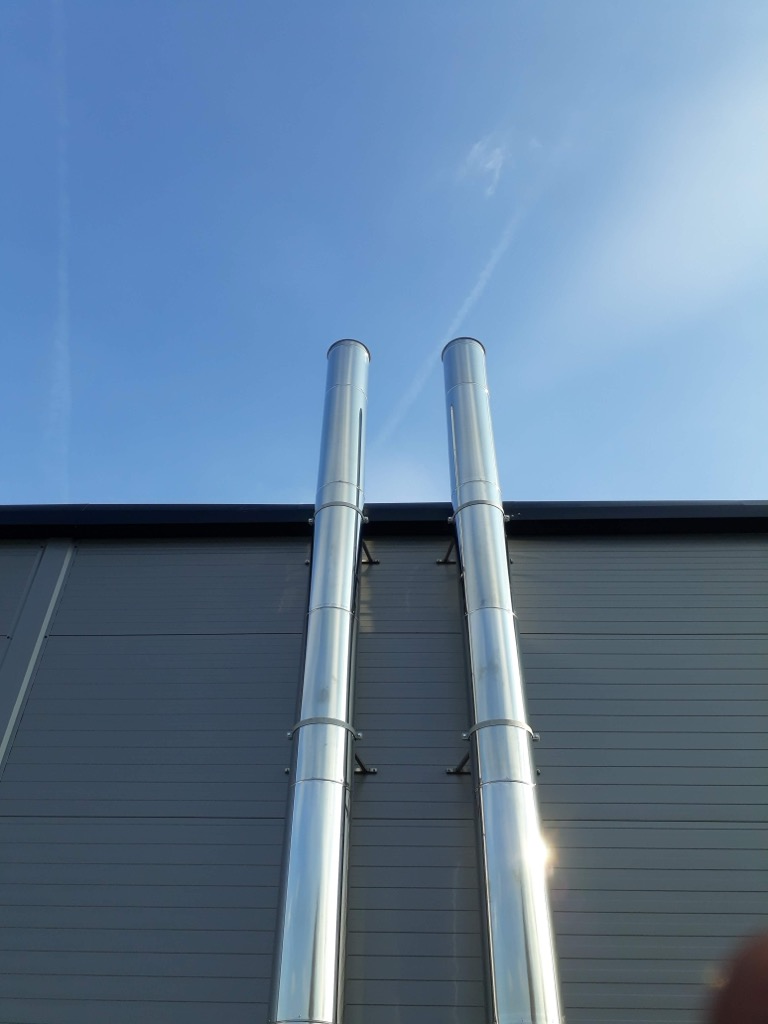 Kémény kivitelezés referencia